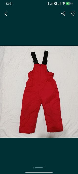 Пакет детских зимних курток и комбинезонов