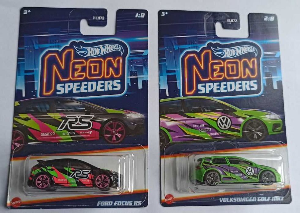Machete HotWheels - set Neon Speeders Mix 1 complet