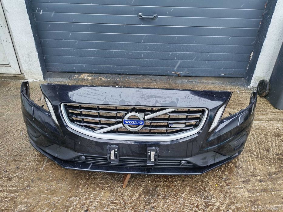 Bara fata spoiler OEM Rdesing VOLVO S60 V60 2010 - 2013 negru 452 - 46