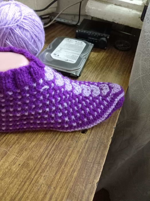 вязаные следки и носки