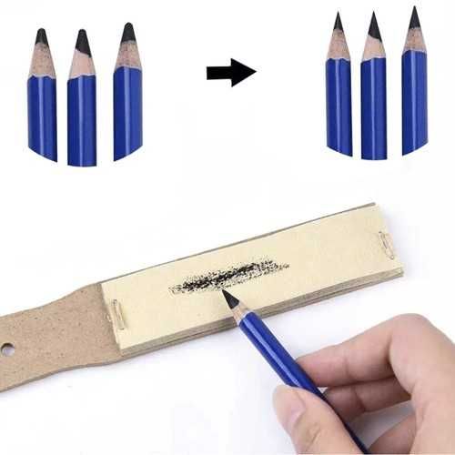 Професионален комплект с моливи за рисуване и чертане 72 части е калъф