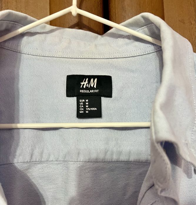 Мужские рубашки H&M размер М