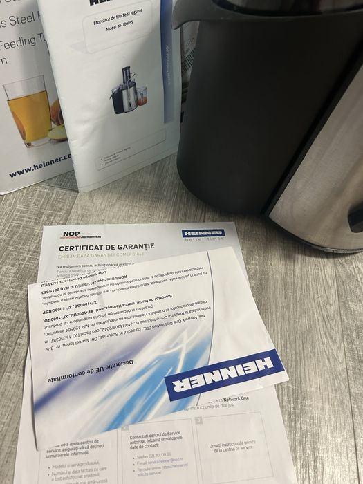 Storcător Heinner ( garantie valabilă) + cană