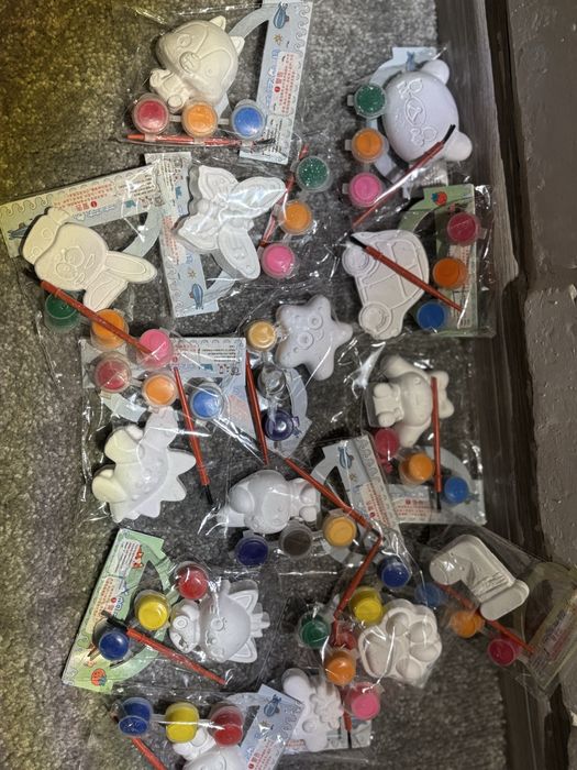 Гипсовые фигурки из гипса для детей -раскраски