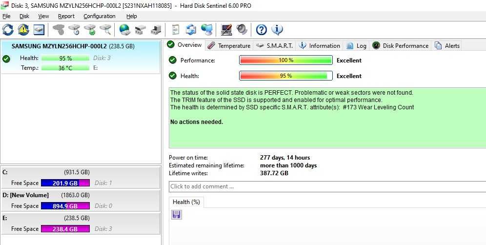 Solid State Drive (SSD) Samsung PM871 256GB, 2.5" SATA 3 (6Gbps), MZ-YLN2560