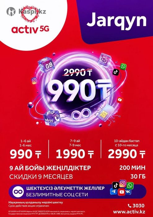 Продам номера с выгодой тарифам цена за номер 990т