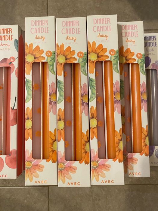 Lot 100 lumanari pentru cina