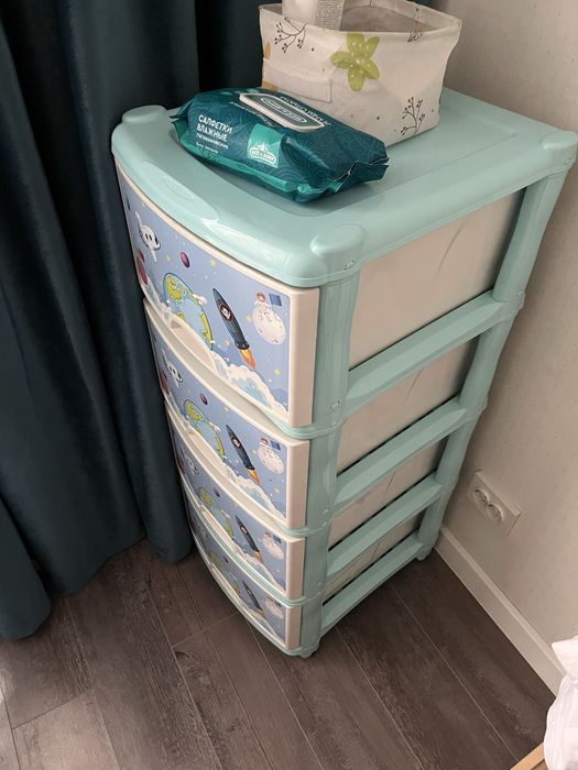 Детский комод пластик