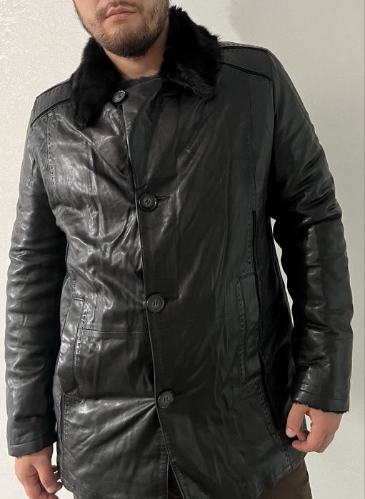 Продам кожанную дубленку