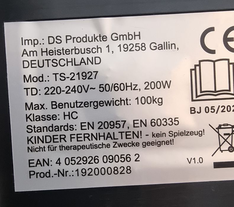 Вибрационна плоча за тренировки Syltfit 200w