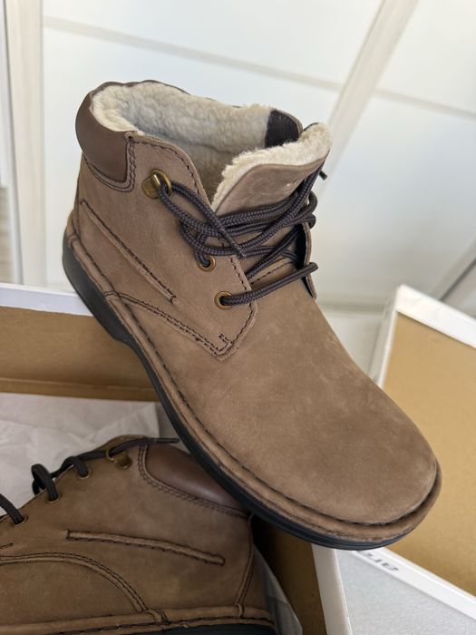 Ботинки, нубук, кожа р 42