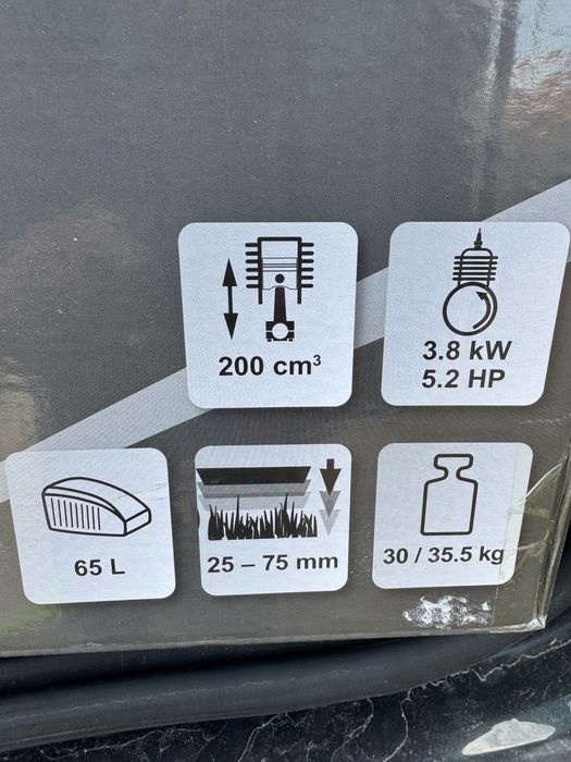 Masina de tuns gazon, motor Benzina, 200CC, latime taiere 51 cm, sac