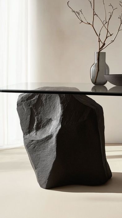 Декоративные искусственные камнями   столы