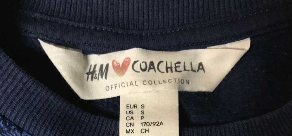 Bluza colaborare H&M x Coachella, marimea S