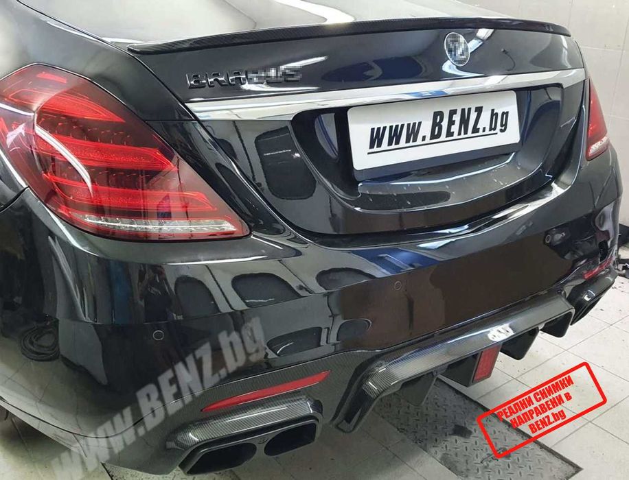 Дифузер w222 mercedes S клас AMG S63 S65 BRABUS дифузьор мерцедес в222