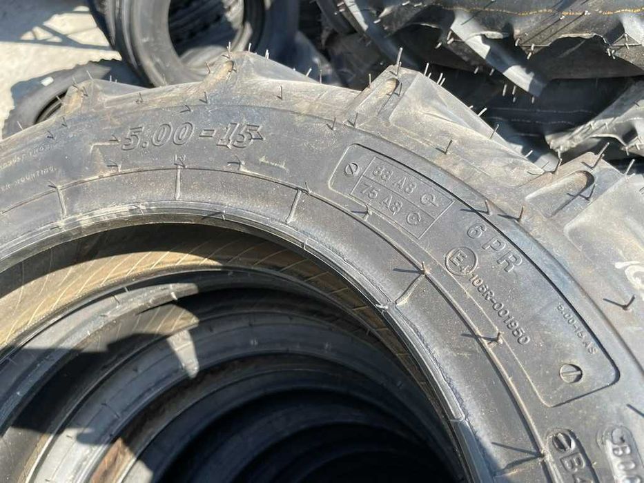 Anvelope noi BKT de tractiune 5.00-15 Cauciucuri tractor semanatoare