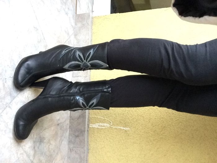 Дамски ботуши естествена кожа