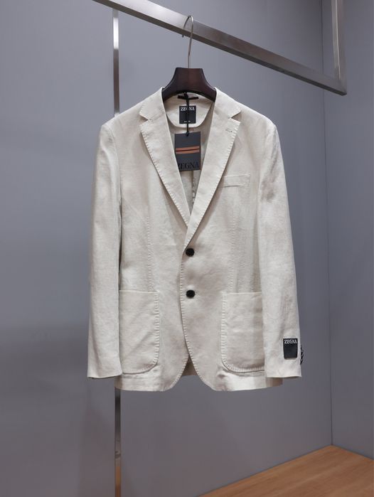 Sacou Zegna , calitate premium , pe comanda , nou , L