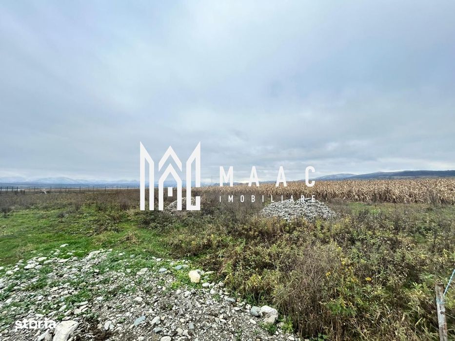 Teren intravilan | 860 mp | Deschidere 16 m | Priveliște montană | Bra