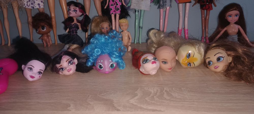 Лот кукли monster high, barbie, Bratz