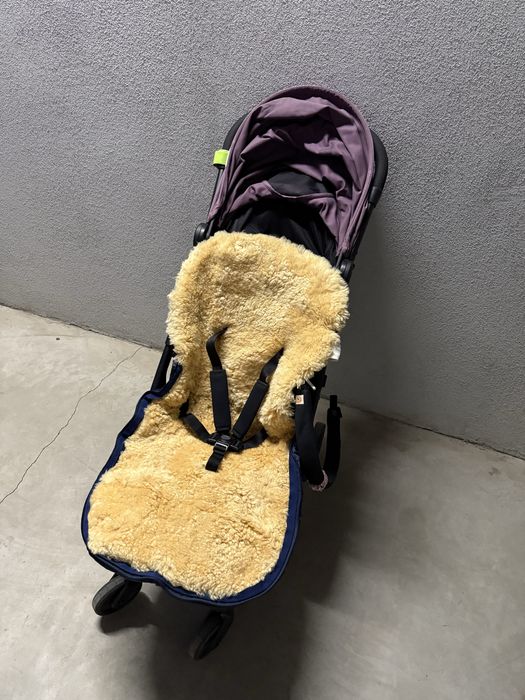 Чувалче за бебешка количка с подплата от естествена овча кожа