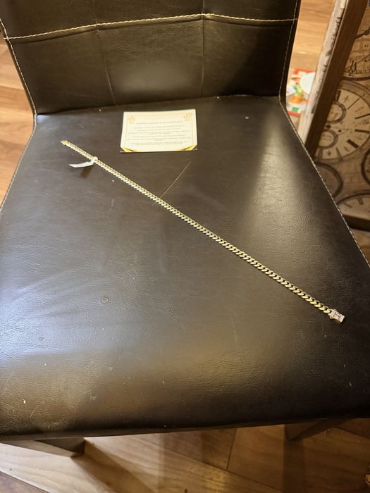Lant aur cuban 14 k 20 grame lungime 41 cm.pret 9000 lei cu certificat
