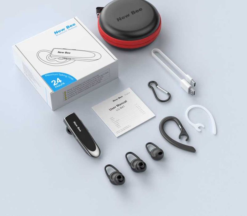 Безжична Bluetooth 5.0 Хендсфри блутут слушалка за телефон 24 часа