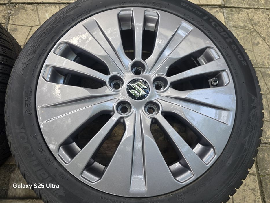 Лети джанти 17ки 5х114.3 Suzuki + зимни гуми 205/50/17 Hankook