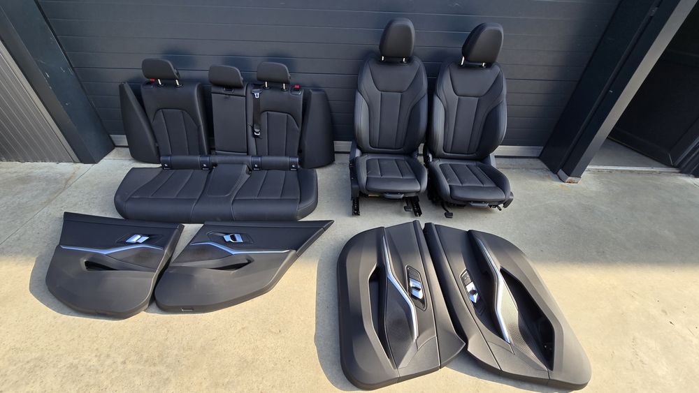 Interior bmw seria 3 G21 breck negru sport cu incalzire