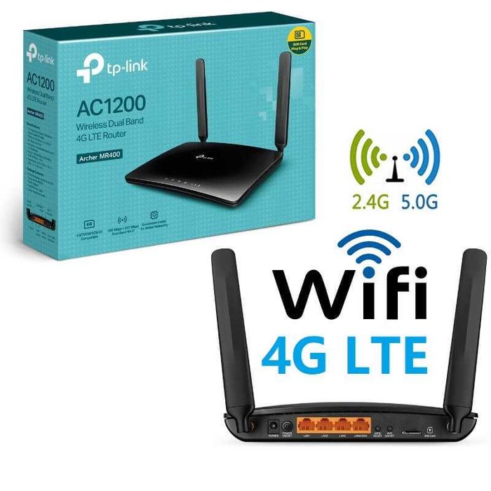 TP-LINK Archer MR400 4G LTE Wi-Fi роутер/ в рассрочку (UZUM NASIYA)