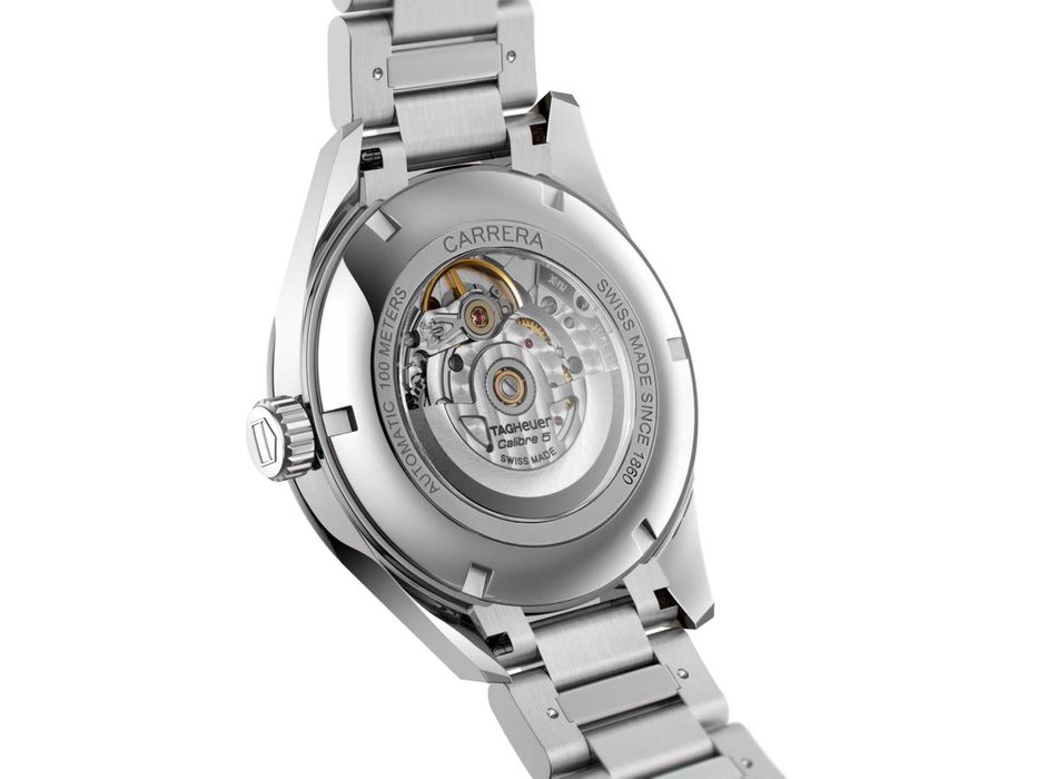 TAG HEUER CARRERA Calibre 5 DAY-DATE WAR201E Мъжки Часовник Нов