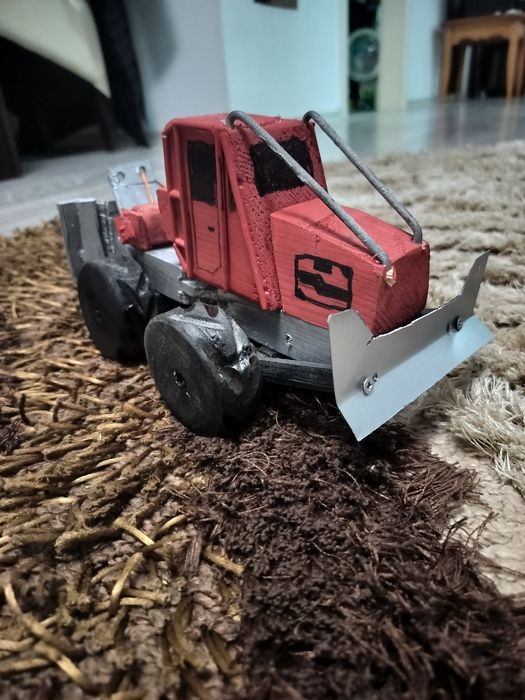 Taf lemn făcut manual acasa