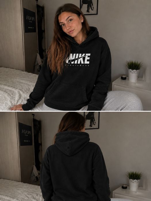 Hanorac Nike Sportswear negru, mărimea S