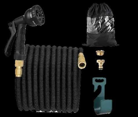 Качествен разтегателен маркуч 15 или 30 метрасъс 7 функции