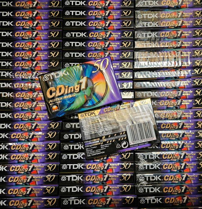 Casete audio sigilate TDK CDing1-type I 50 minute