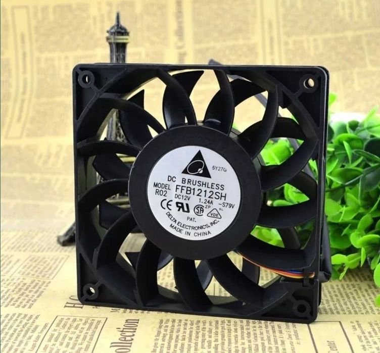 Вентилятор Delta Blower BFB12H, 12 В, 1.24 А, 120x120x25 мм