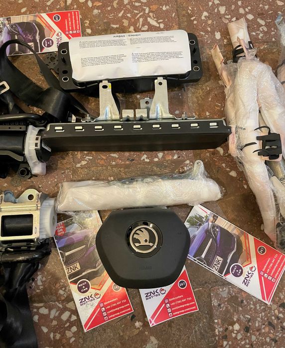 Skoda KAROQ plansa de bord doua culori - kit airbag - set centuri