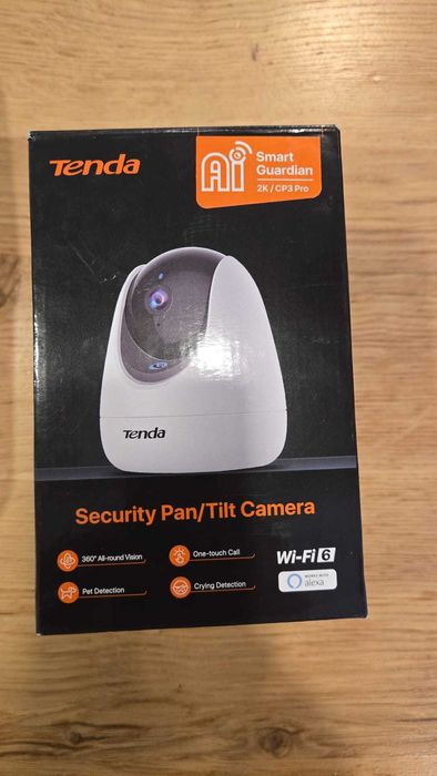 Cameră Supraveghere Tenda CP3 Pro 2K Wi-Fi 6 – Full Box, Stare Impecabilă