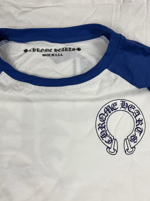 Bluza Chrome hearts - Alb/albastru