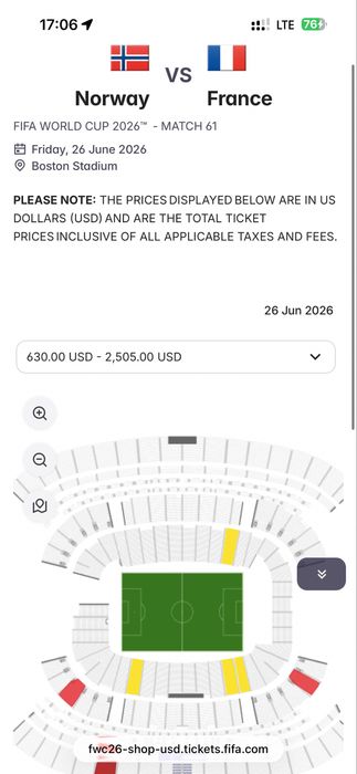 Билеты на FIFA WC 26. FIFA pass.