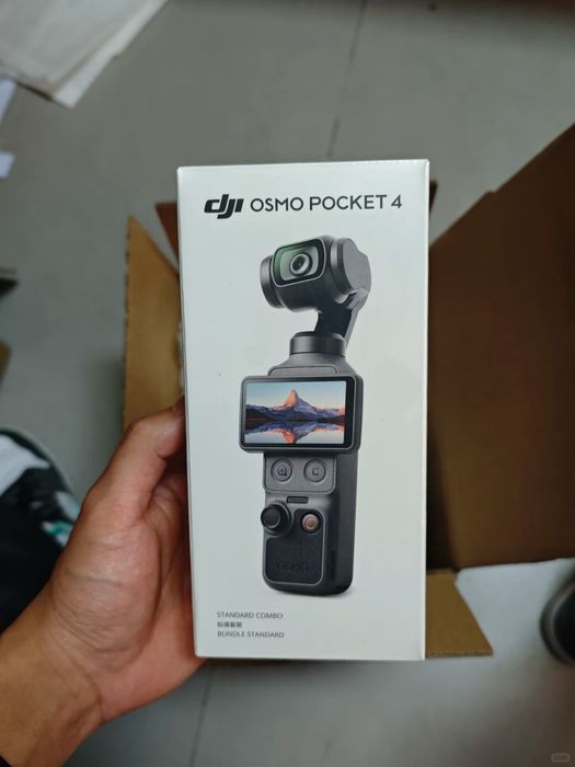 DJI Osmo Pocket 4 camera stabilizata 4K gimbal NOU