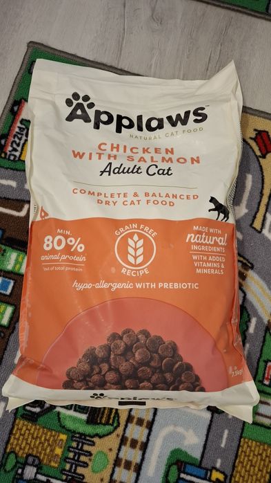 Mancare pisici Applaws Adult cat pui si somon