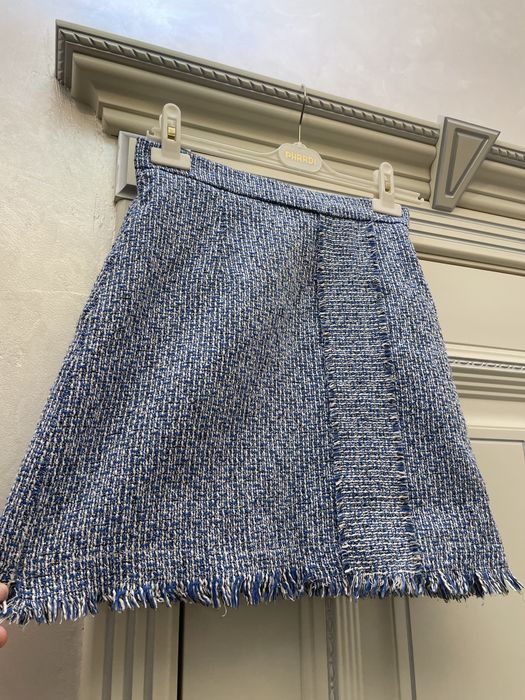 Твидовая двойка синяя