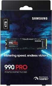 SSD 4Tb Samsung 990PRO NVMe. Новый.