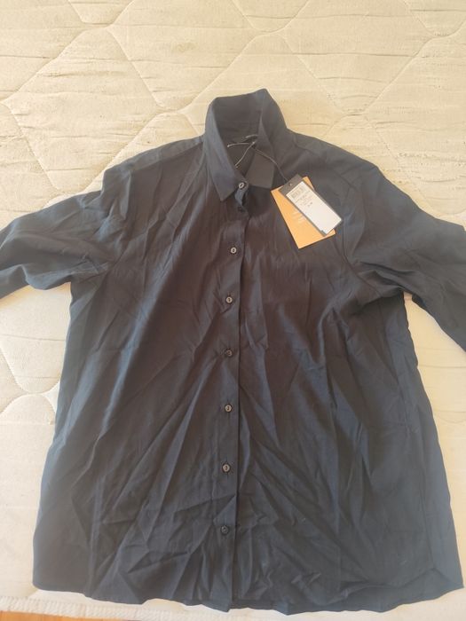 Мъжка Черна официална риза