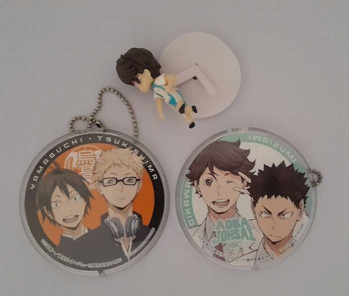Brelocuri si semn de carte Haikyu!! Oikawa, Tsukishima, Yamaguchi