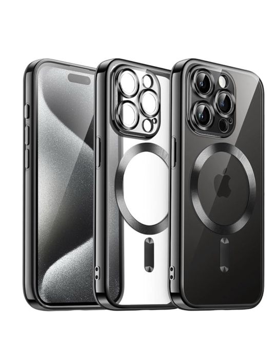 Iphone 13/14/15/16E/16/17 PRO MAX PLUS Husa Folie Magnetica Space