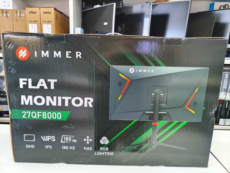 Монитор Immer 27" 2K 180Hz IPS QHD 27QF8000 (HDMI+DP) НОВЫЙ