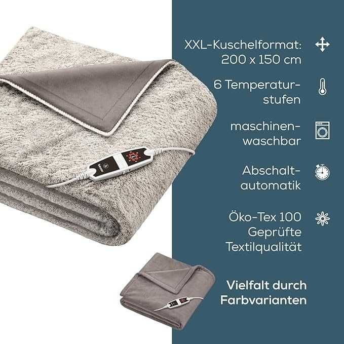 Електрическо одеяло Beurer HD 150 XXL Nordic 200 x 150 см.
