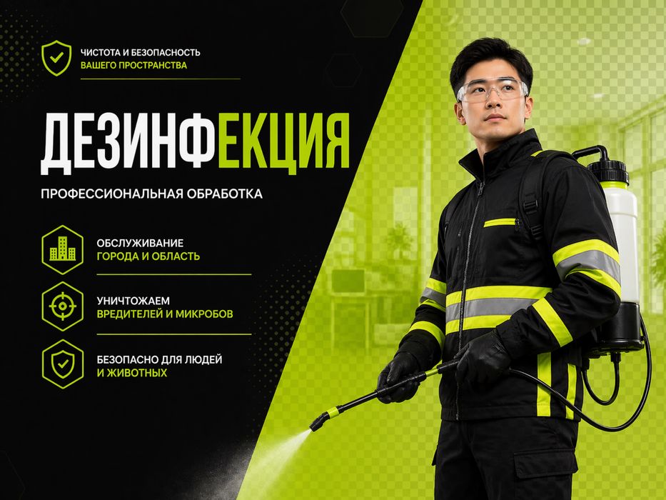 Дезинфекция от Тараканов клопов Кандала мышь крыса осы плесень муравей